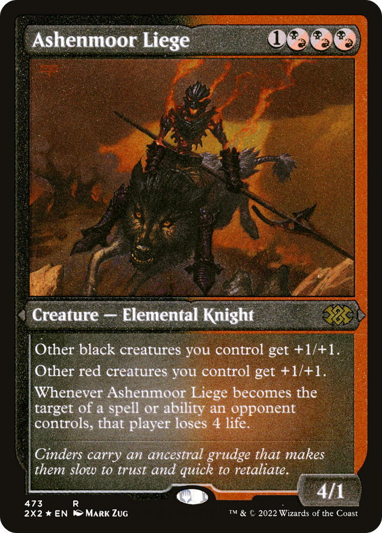 Ashenmoor Liege (2X2-473) (Etched Foil)