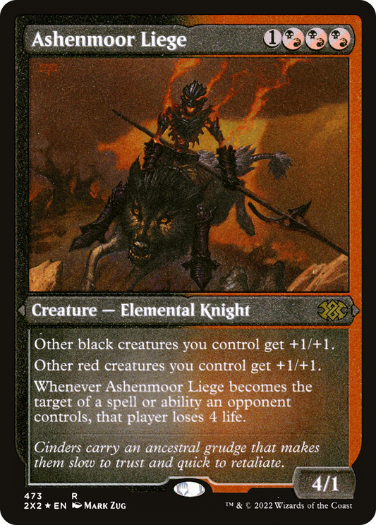Ashenmoor Liege (2X2-473) (Etched Foil)