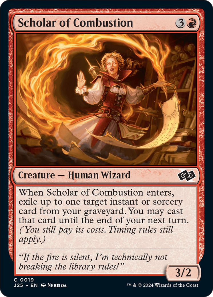 Scholar of Combustion (J25-019)