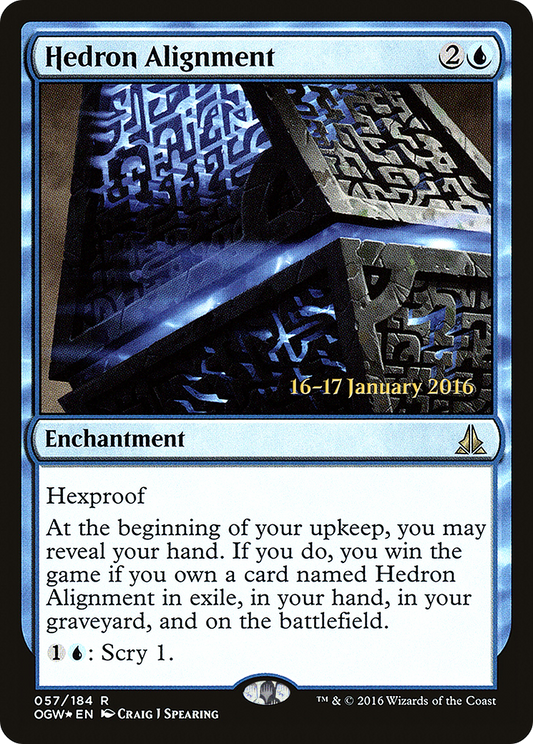 Hedron Alignment (PRE-57S) (Foil)
