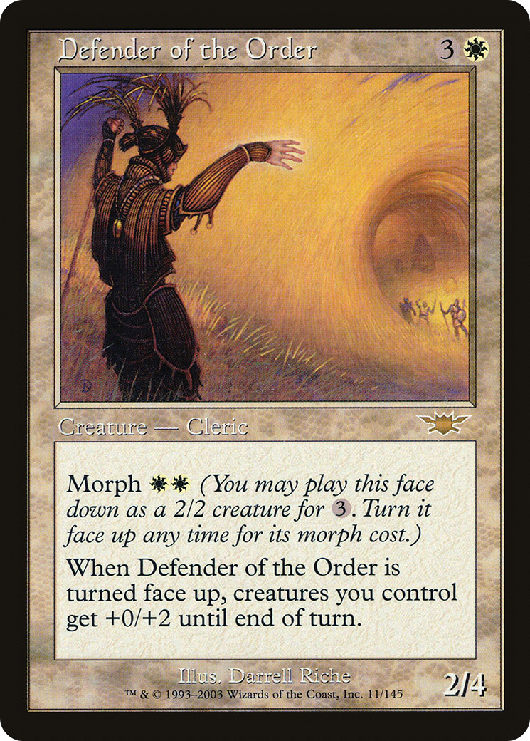 Defender of the Order (LGN-011) (Foil)