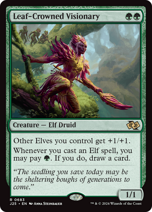 Leaf-Crowned Visionary (J25-683)