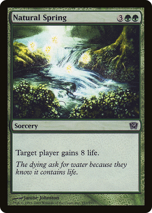 Natural Spring (9ED-257★) (Foil)