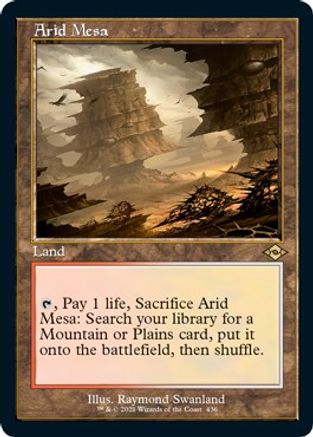 Arid Mesa (Retro Frame) (MH2-436) (Etched Foil)