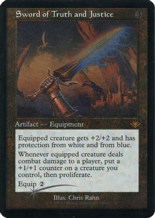 Sword of Truth and Justice (Retro Frame) (H1R-032) (Etched Foil)