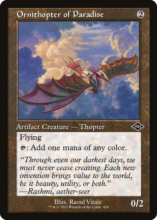 Ornithopter of Paradise (MH2-430) (Etched Foil)