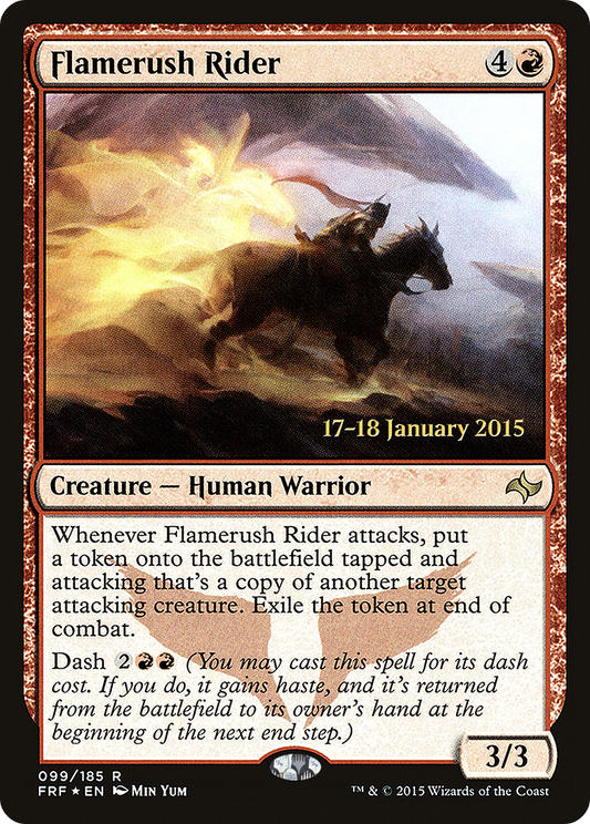 Flamerush Rider (PRE-99S) (Foil)