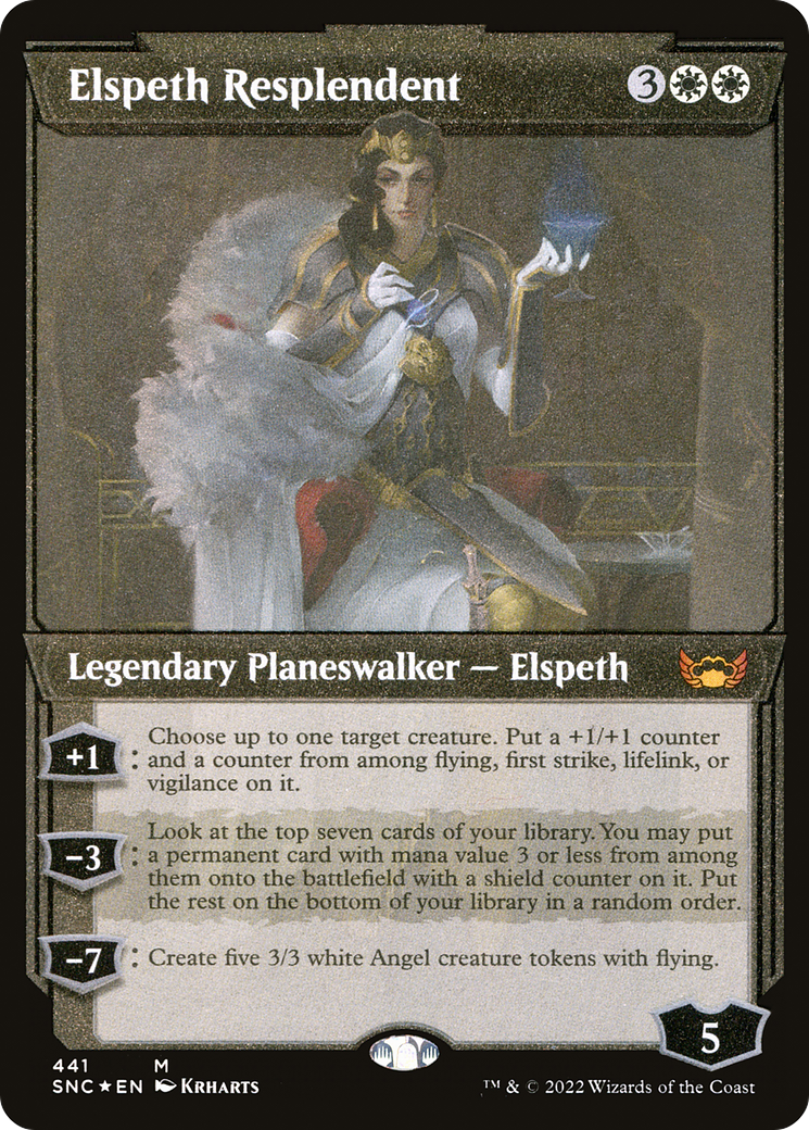 Elspeth Resplendent (SNC-441) (Showcase) (Etched Foil)