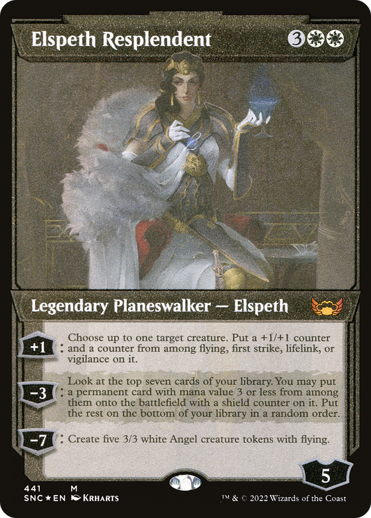 Elspeth Resplendent (SNC-441) (Showcase) (Etched Foil)