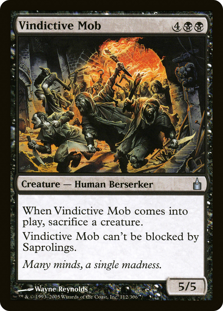 Vindictive Mob (RAV-112) (Foil)
