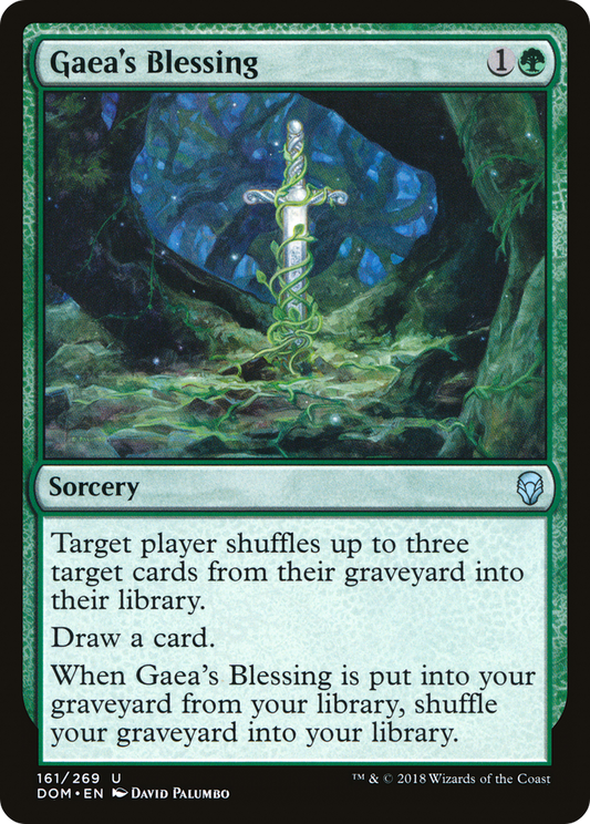 Gaea's Blessing (DOM-161) (Foil)