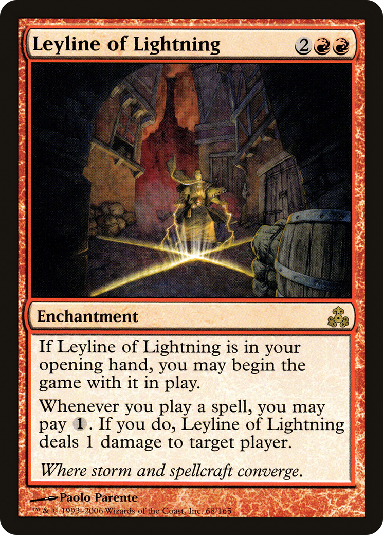 Leyline of Lightning (GPT-068) (Foil)