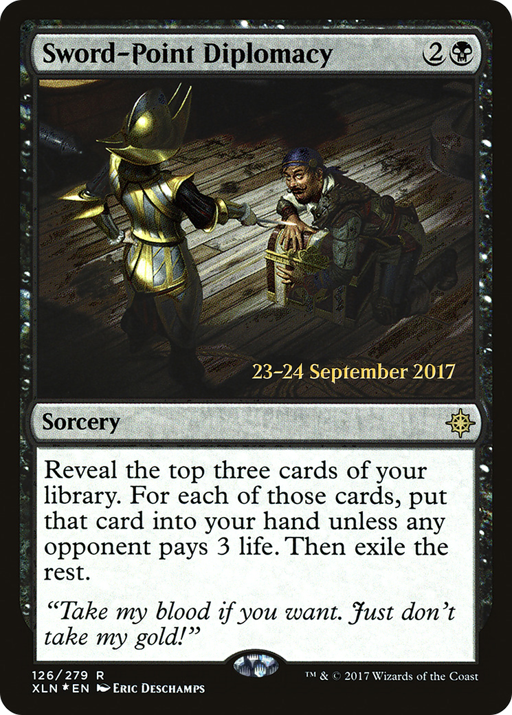 Sword-Point Diplomacy (PRE-126S) (Foil)