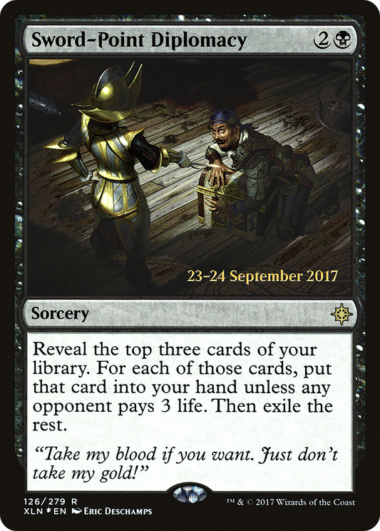 Sword-Point Diplomacy (PRE-126S) (Foil)