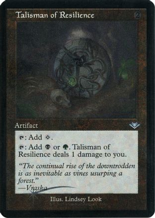 Talisman of Resilience (Retro Frame) (H1R-037) (Etched Foil)
