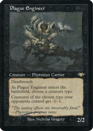 Plague Engineer (Retro Frame) (H1R-014) (Etched Foil)