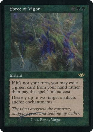 Force of Vigor (Retro Frame) (H1R-021) (Etched Foil)