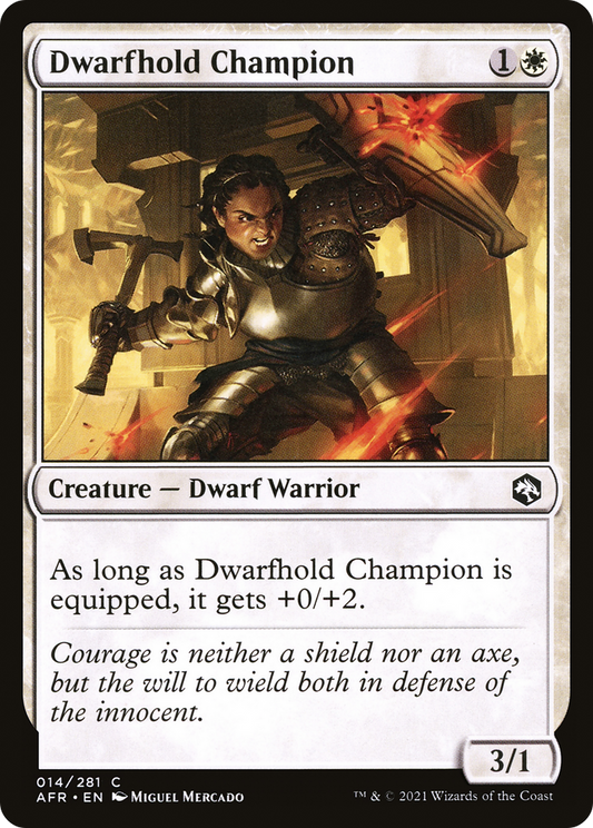 Dwarfhold Champion (AFR-014) (Foil)
