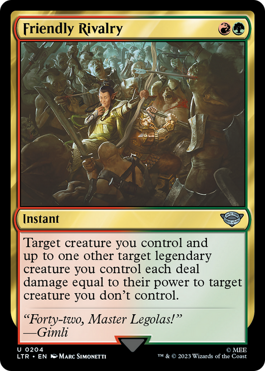 Friendly Rivalry (LTR-204) (Foil)
