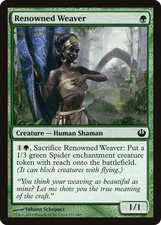 Renowned Weaver (JOU-137) (Foil)