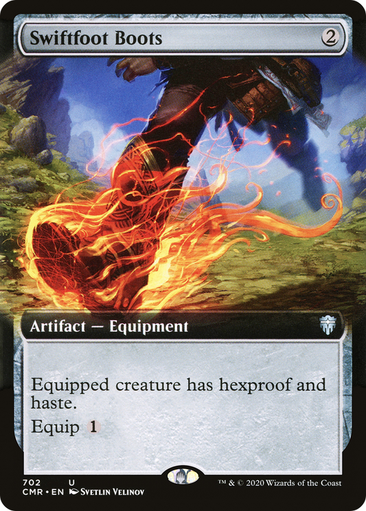 Swiftfoot Boots (CMR-702) (Extended Art) (Foil)