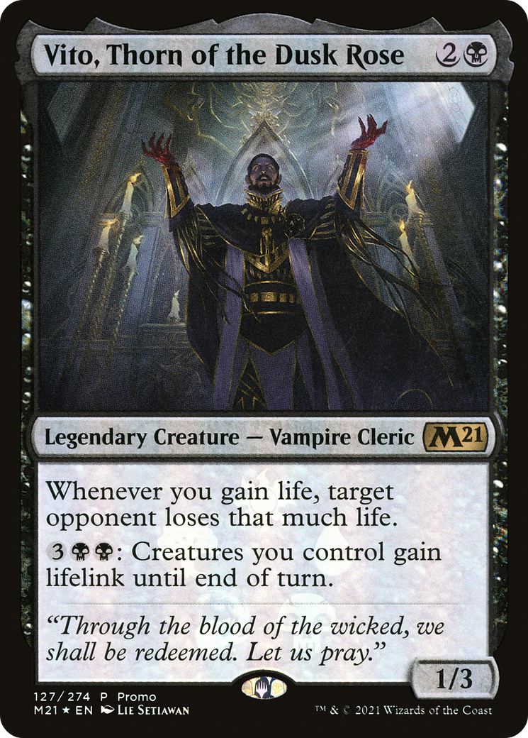 Vito, Thorn of the Dusk Rose (MEDIA-127★) (Foil)