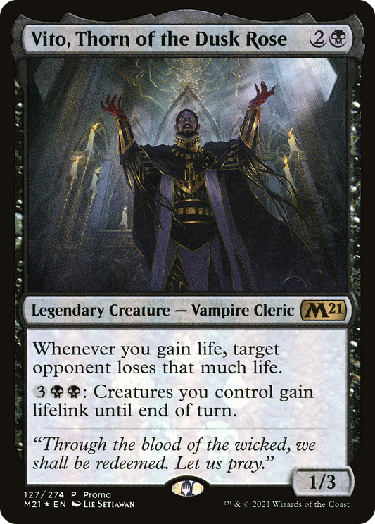 Vito, Thorn of the Dusk Rose (MEDIA-127★) (Foil)