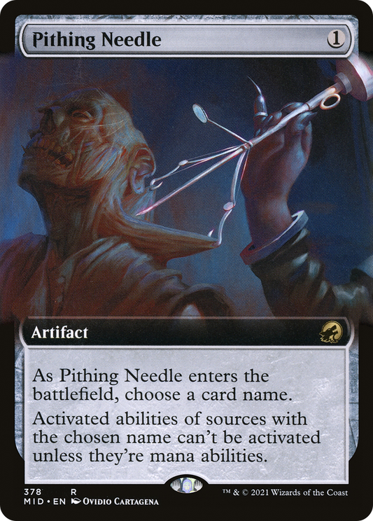 Pithing Needle (MID-378) (Extended Art) (Foil)