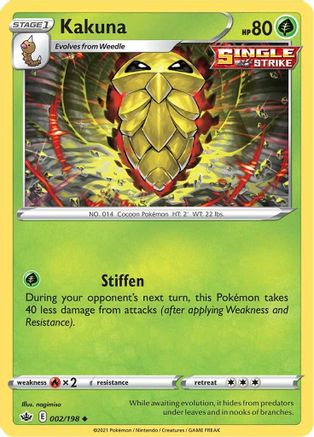 Kakuna (CRE-002) (Reverse Holofoil)