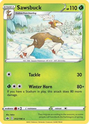 Sawsbuck (CRE-012) (Reverse Holofoil)