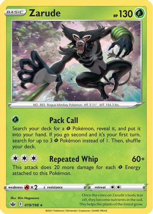 Zarude (CRE-019) (Holofoil)