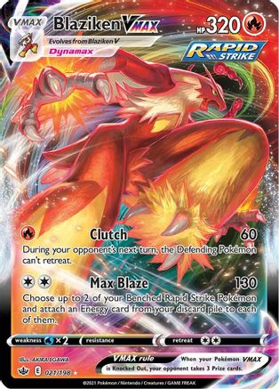 Blaziken VMAX (CRE-021) (Holofoil)