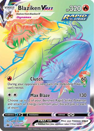 Blaziken VMAX (Secret) (CRE-) (Holofoil)