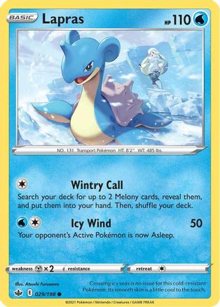 Lapras (CRE-029) (Reverse Holofoil)