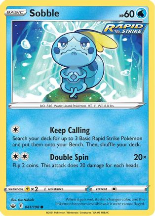 Sobble (CRE-041) (Reverse Holofoil)