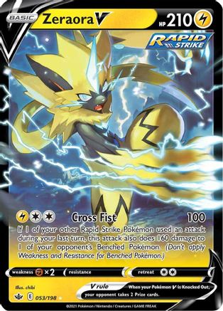 Zeraora V (CRE-053) (Holofoil)