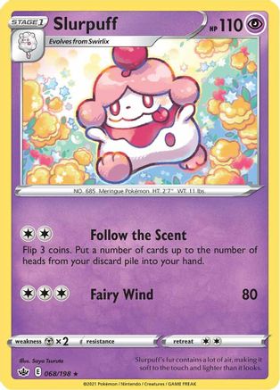 Slurpuff (CRE-068) (Reverse Holofoil)