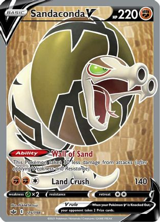 Sandaconda V (Full Art) (CRE-175) (Holofoil)