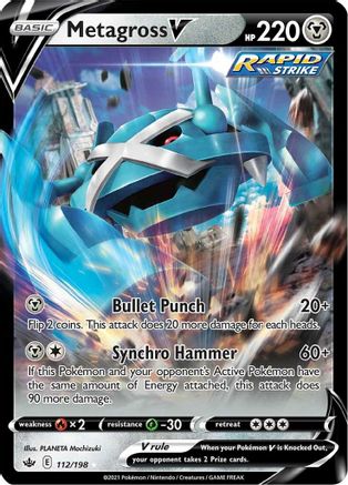 Metagross V (CRE-112) (Holofoil)