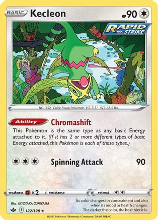 Kecleon (CRE-122) (Reverse Holofoil)