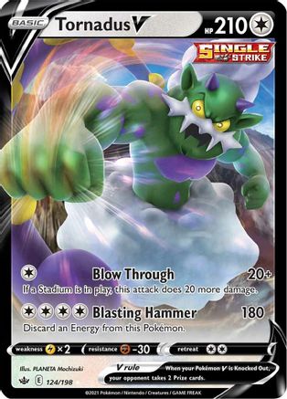 Tornadus V (CRE-124) (Holofoil)
