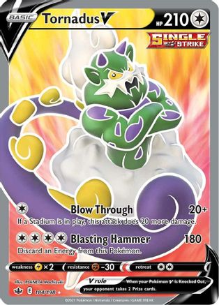 Tornadus V (Full Art) (CRE-184) (Holofoil)