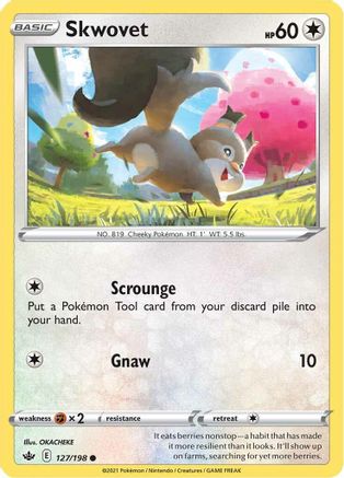 Skwovet (CRE-127) (Reverse Holofoil)