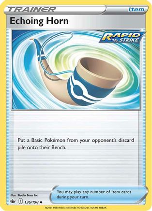 Echoing Horn (CRE-136) (Reverse Holofoil)