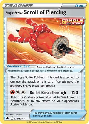 Single Strike Scroll of Piercing (CRE-154)