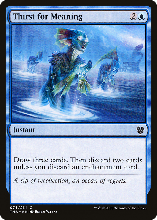 Thirst for Meaning (THB-074)