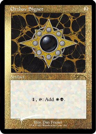 Orzhov Signet (Foil Etched) (SLD-294)