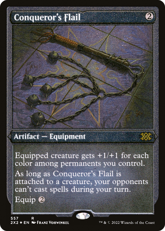Conqueror's Flail (2X2-557) (Etched Foil)