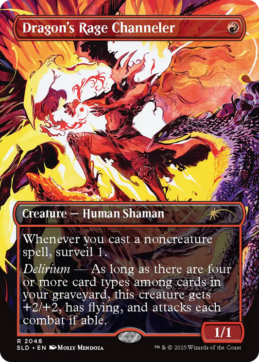 Dragon's Rage Channeler (SLD-2048) (Borderless) (Foil)