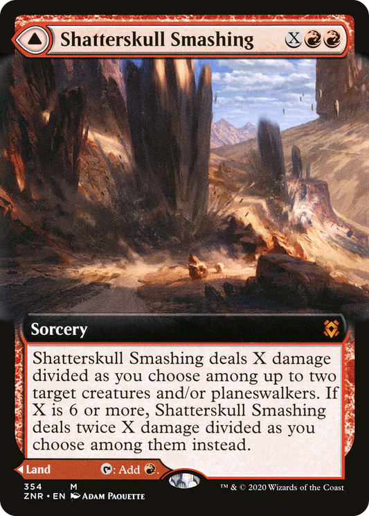 Shatterskull Smashing // Shatterskull, the Hammer Pass (ZNR-354) (Extended Art)